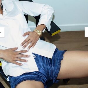 NWOT Beditorial “The Boxerette” Shorts in Executive Navy